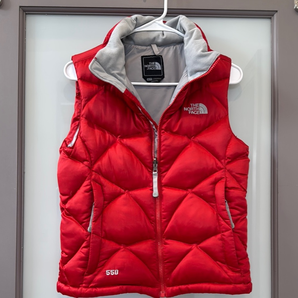 The North Face Red Quilted Insulated Women's Vest